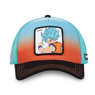 Casquette Trucker Dragon Ball Super Goku Snapback - Turquoise - Capslab Capslab - 2