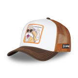 Casquette Trucker Dragon Ball Z Tortue Geniale Snapback - Blanche - Capslab