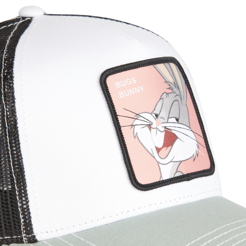 Casquette Trucker Looney Tunes Bugs Bunny Snapback - Blanche - Capslab Capslab - 3