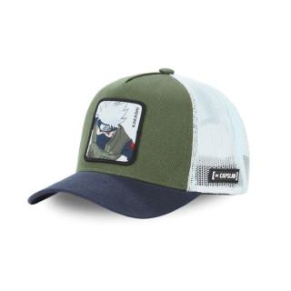 Casquette enfant Trucker Naruto Shippuden Kakashi Snapback - Verte - Capslab Capslab - 1