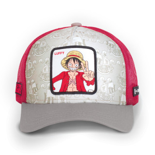 Casquette enfant Trucker One Piece Luffy Snapback - Beige - Capslab Capslab - 2