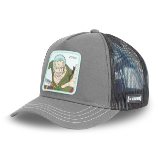 Casquette enfant Trucker One Piece Roronoa Zoro Snapback - Grise - Capslab Capslab - 1