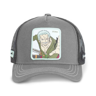 Casquette enfant Trucker One Piece Roronoa Zoro Snapback - Grise - Capslab Capslab - 2