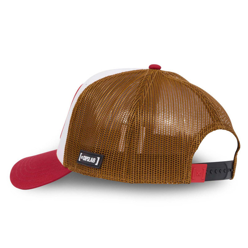 Casquette Trucker One Piece Luffy Snapback - Rouge - Capslab Capslab - 4