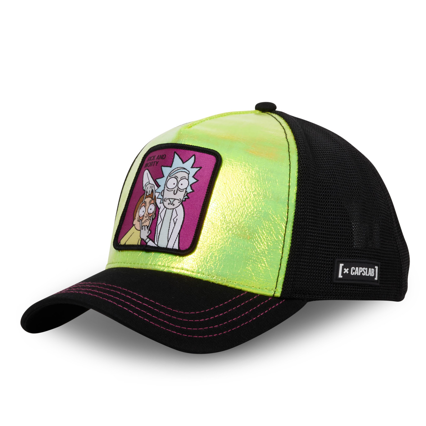 Casquette Trucker Rick And Morty Snapback - Verte - Capslab Capslab - 1