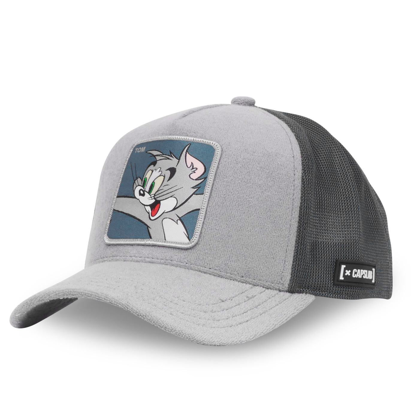 Casquette Trucker Tom And Jerry Snapback - Grise - Capslab Capslab - 1