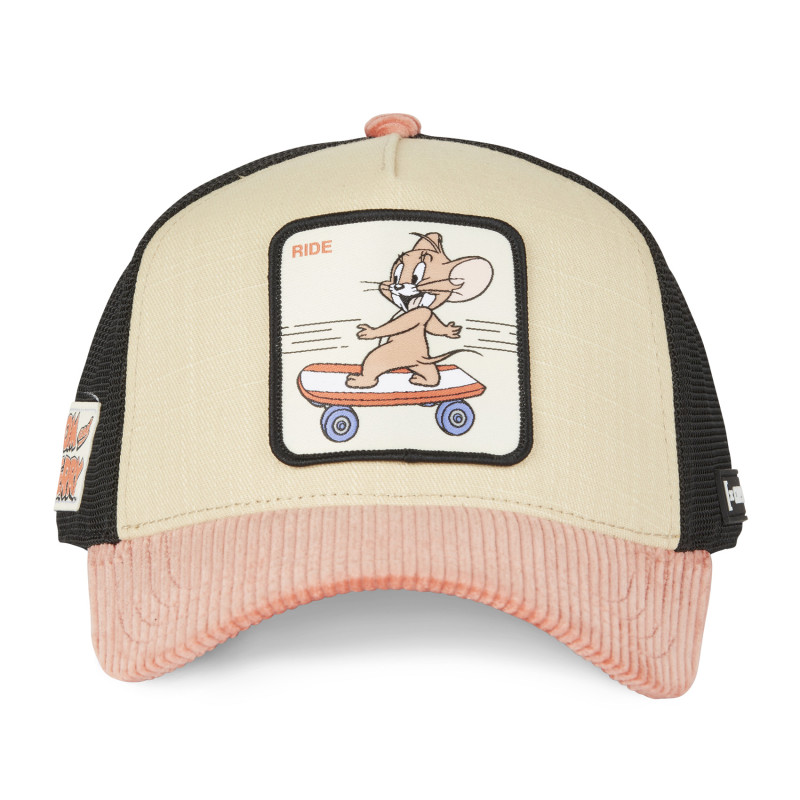 Casquette Trucker Tom And Jerry Snapback - Beige - Capslab Capslab - 2
