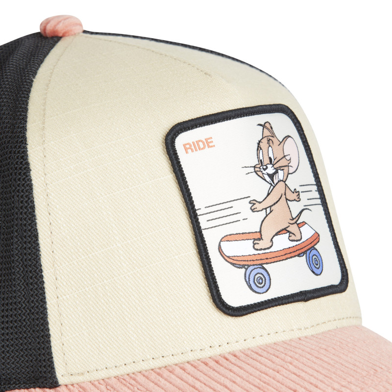 Casquette Trucker Tom And Jerry Snapback - Beige - Capslab Capslab - 3