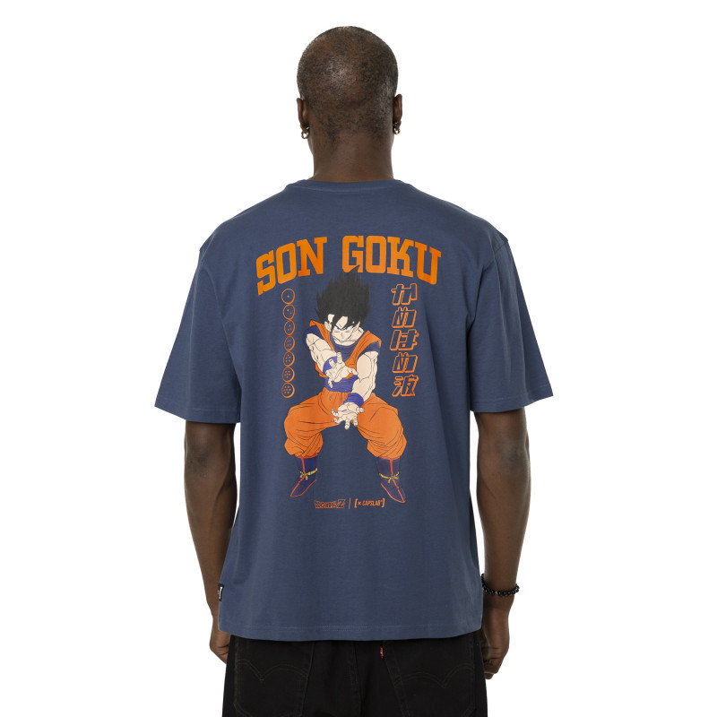 T-shirt en coton homme relax fit avec print Dragon Ball Z Goku Capslab - 3