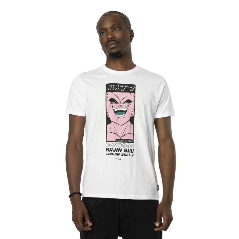 T-shirt en coton homme regular fit avec print Dragon Ball Z Capslab - 1