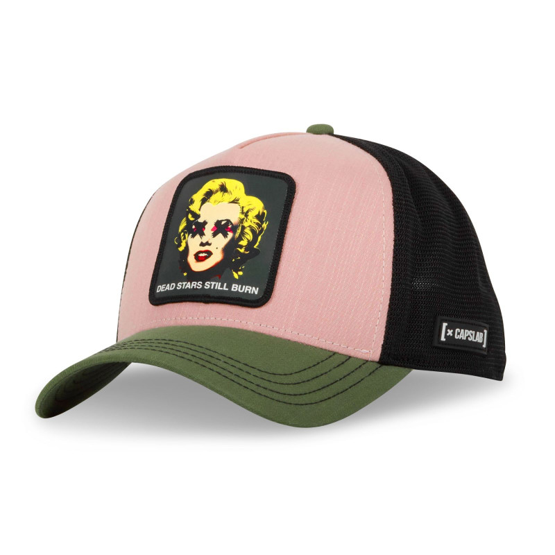 Casquette Trucker Snapback Dead Star - Rose - Capslab