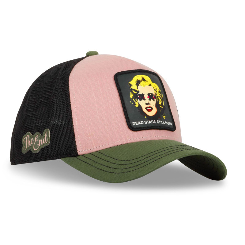 Casquette Trucker Snapback Dead Star - Rose - Capslab