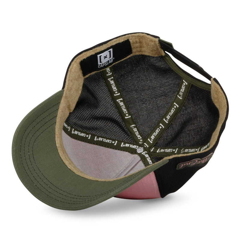 Casquette homme trucker effet bamboo finitions premium Dead Star