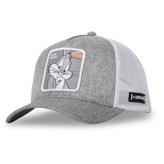 Casquette Trucker Looney Tunes Bugs Bunny Snapback - Grise - Capslab