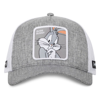 Casquette Trucker Looney Tunes Bugs Bunny Snapback - Grise - Capslab