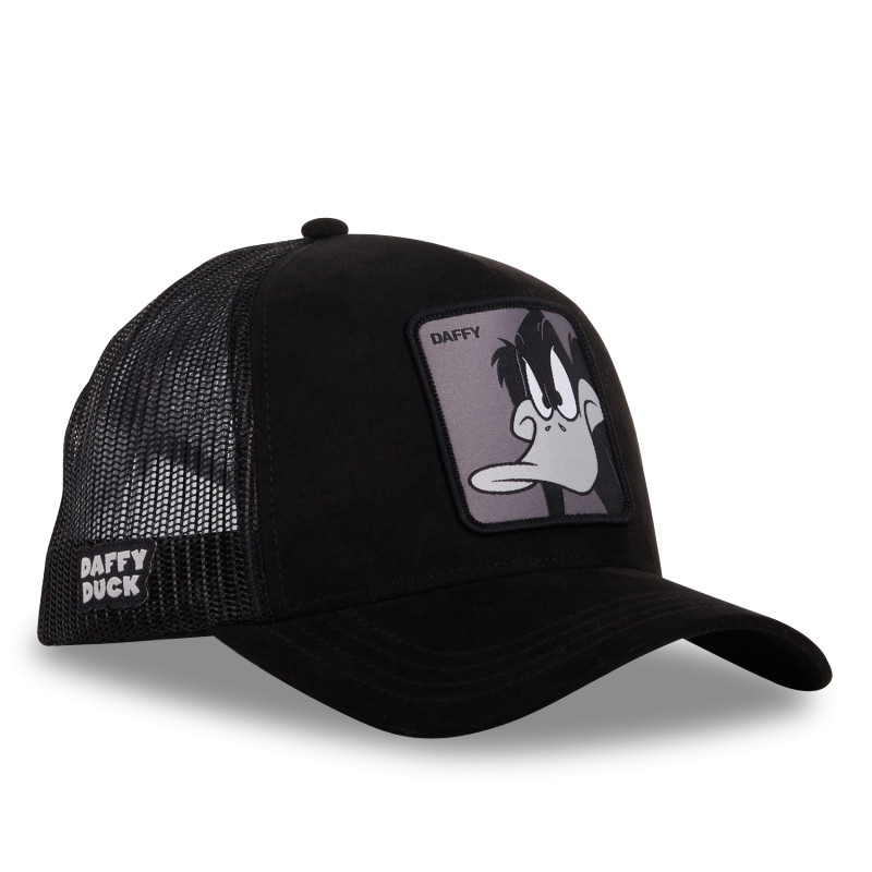 Casquette homme trucker en suedine Looney Tunes Duck