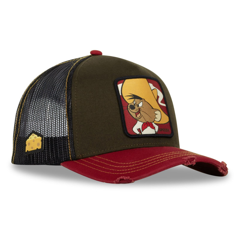 Casquette homme trucker en serge de coton Looney Tunes Speedy