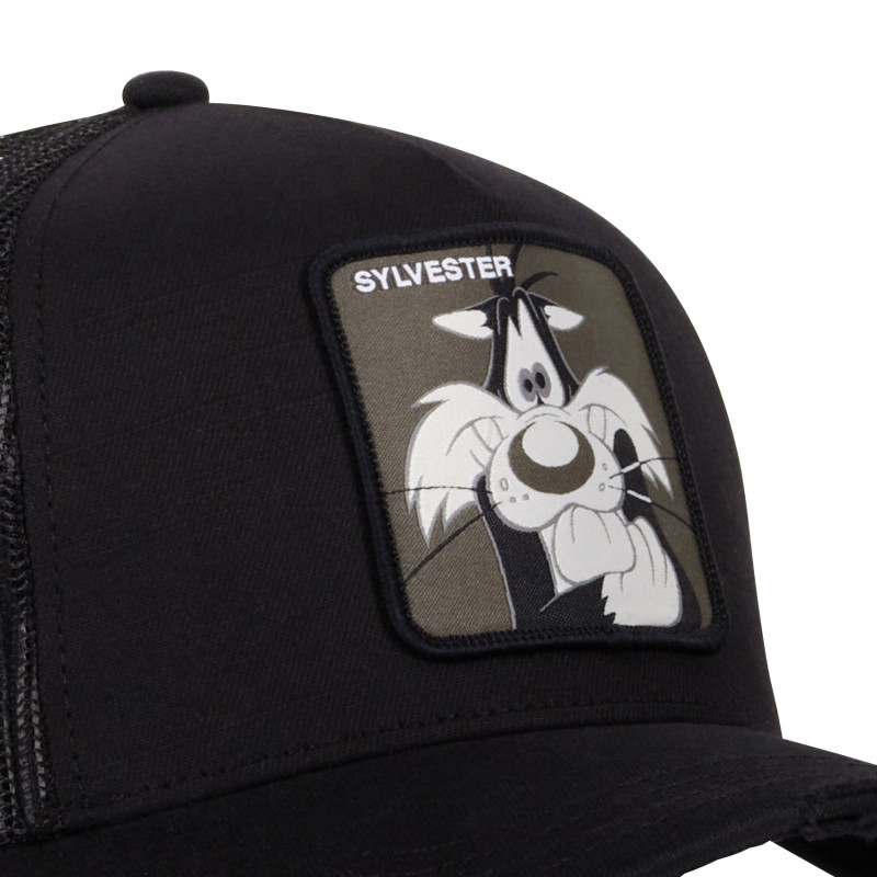 Casquette Trucker Looney Tunes Grosminet Snapback - Noire - Capslab