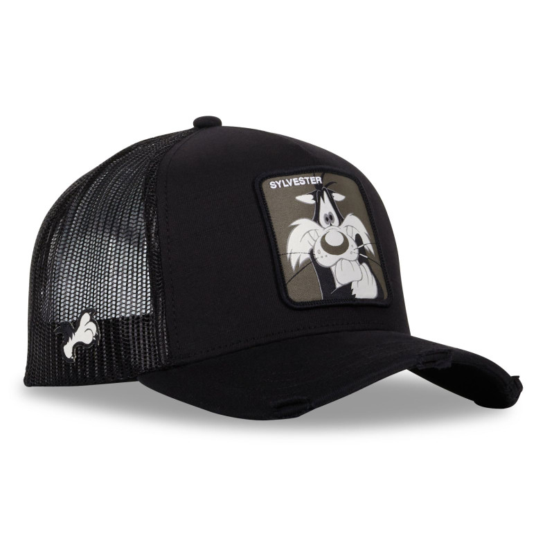 Casquette Trucker Looney Tunes Grosminet Snapback - Noire - Capslab