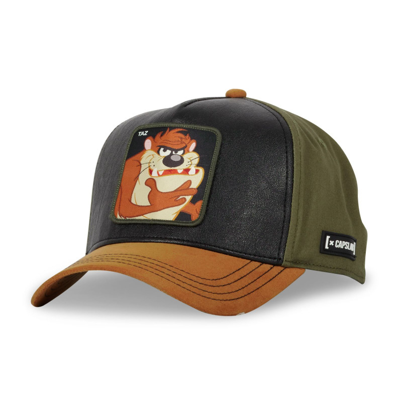 Casquette homme trucker en suedine finitions premium Looney Tunes Taz