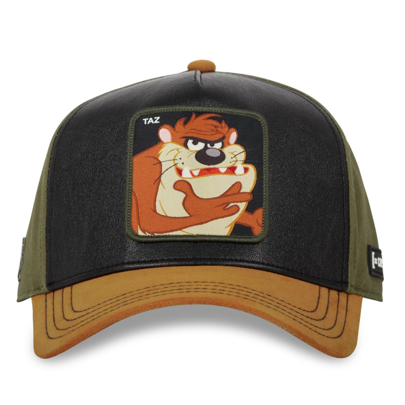 Casquette homme trucker en suedine finitions premium Looney Tunes Taz