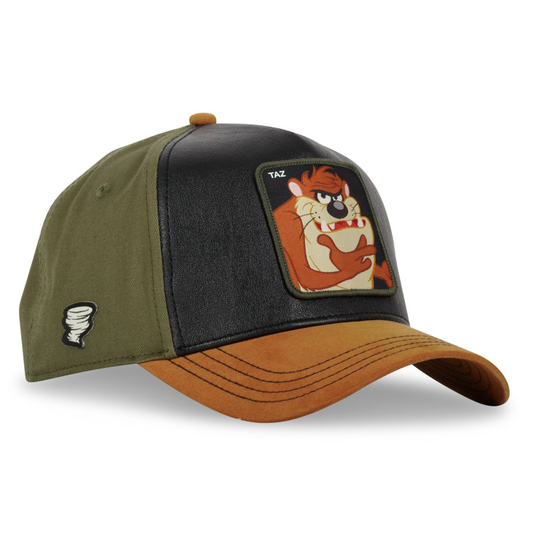 Casquette Trucker en Suedine Looney Tunes Taz Snapback - Noire - Capslab