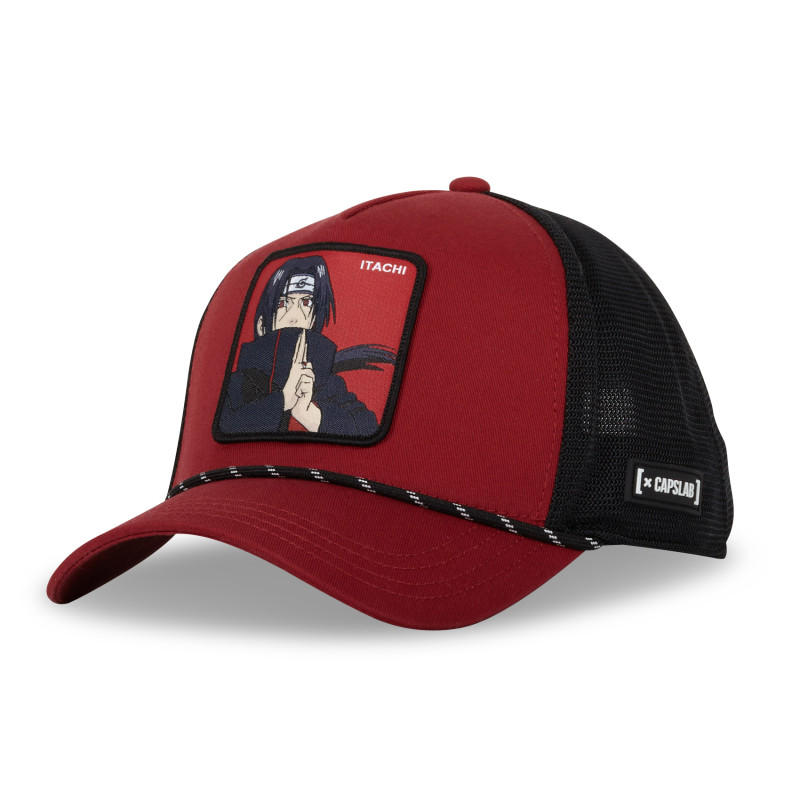 Casquette Trucker Naruto Shippuden Itachi Snapback - Rouge - Capslab