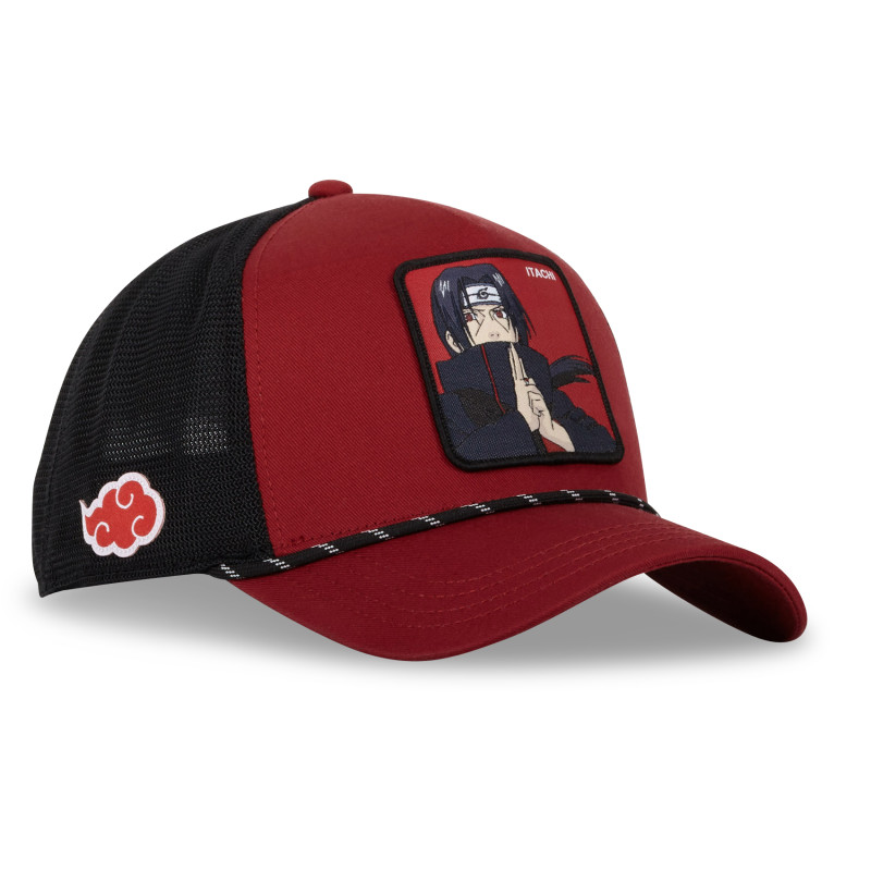 Casquette Trucker Naruto Shippuden Itachi Snapback - Rouge - Capslab