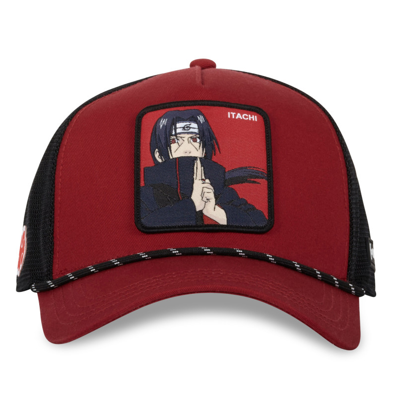 Casquette Trucker Naruto Shippuden Itachi Snapback - Rouge - Capslab