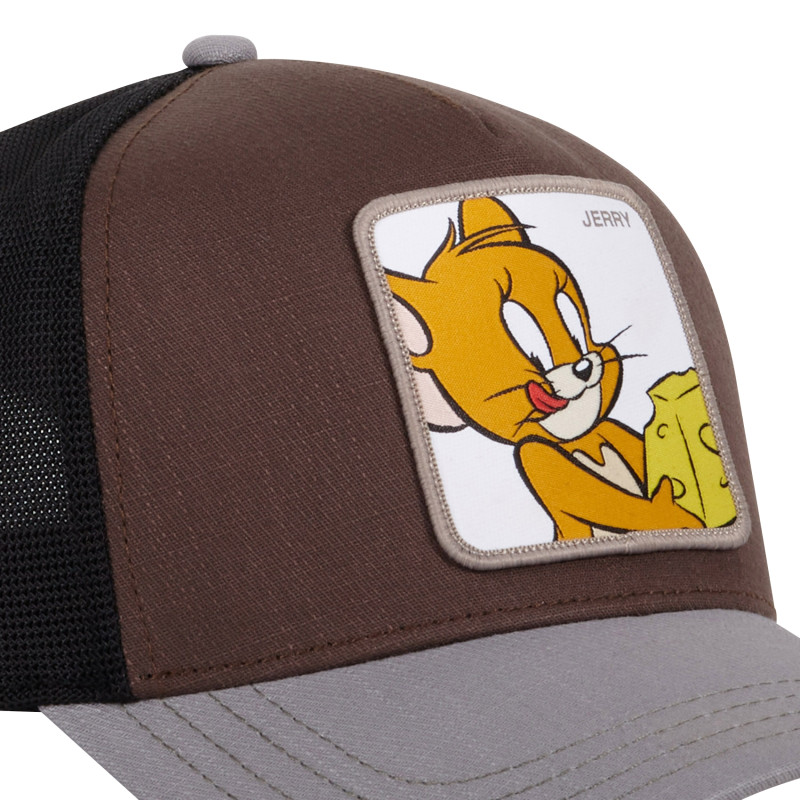 Casquette Trucker Tom And Jerry Snapback - Marron - Capslab