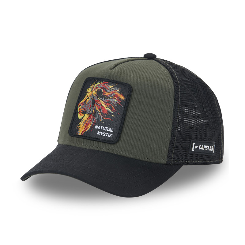 Casquette Trucker Snapback Kaki - Capslab