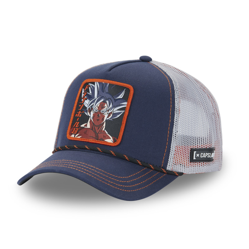 Casquette Trucker Dragon Ball Super Goku Snapback - Bleue - Capslab