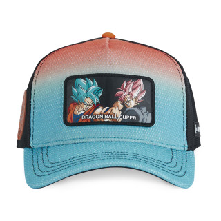 Casquette Trucker Dragon Ball Super Goku, Black Goku Snapback - Turquoise - Capslab