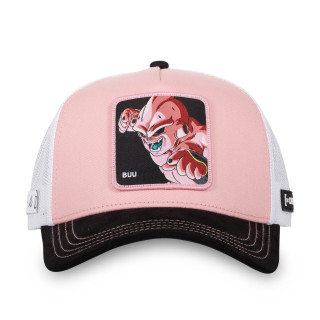 Casquette Trucker Dragon Ball Z Buu Snapback Bi-Matière - Rose - Capslab