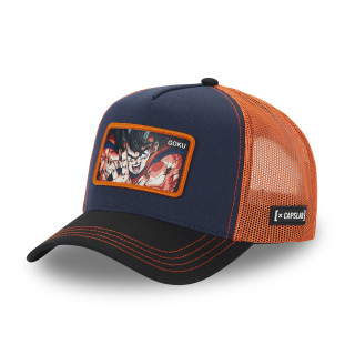 Casquette Trucker Dragon Ball Z Goku Snapback - Bleu - Capslab