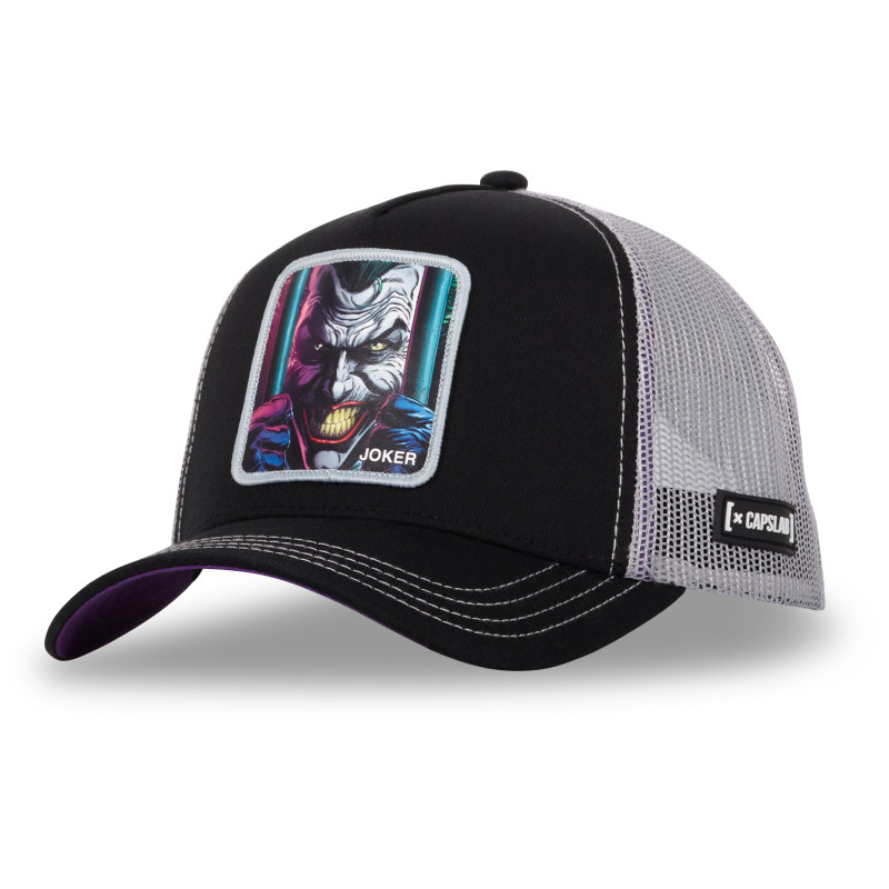 Casquette Trucker Dc Comics Joker Snapback - Noire - Capslab