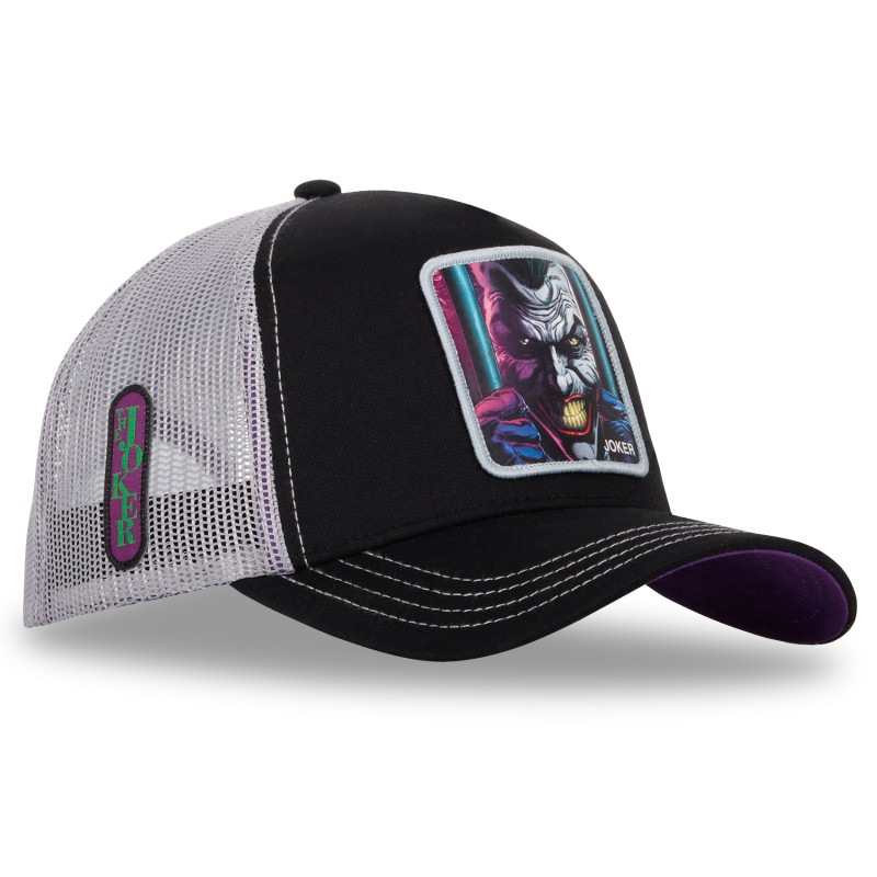 Casquette Trucker Dc Comics Joker Snapback - Noire - Capslab