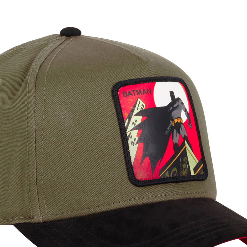 Casquette homme trucker bi-matière en coton et suedine Dc Comics