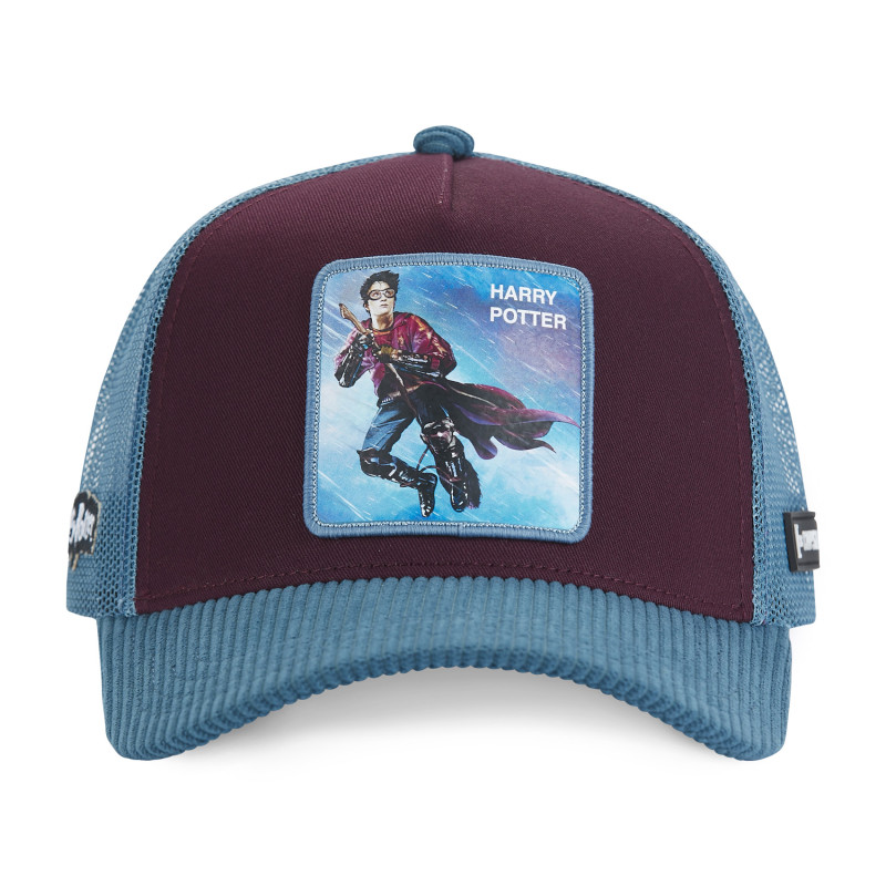 Casquette homme trucker en serge de coton et velours  Harry Potter