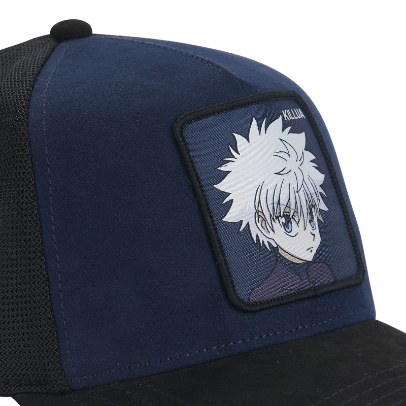 Casquette homme trucker en suedine finitions premium Hunter x Hunter