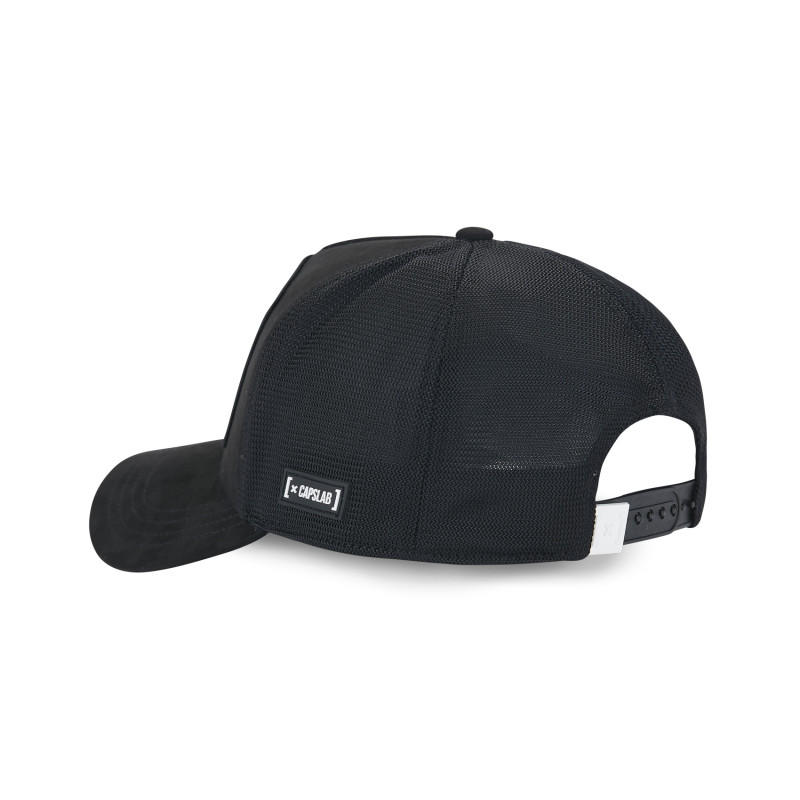 Casquette Trucker Suédine Marvel Black Panther Snapback Noire - Capslab