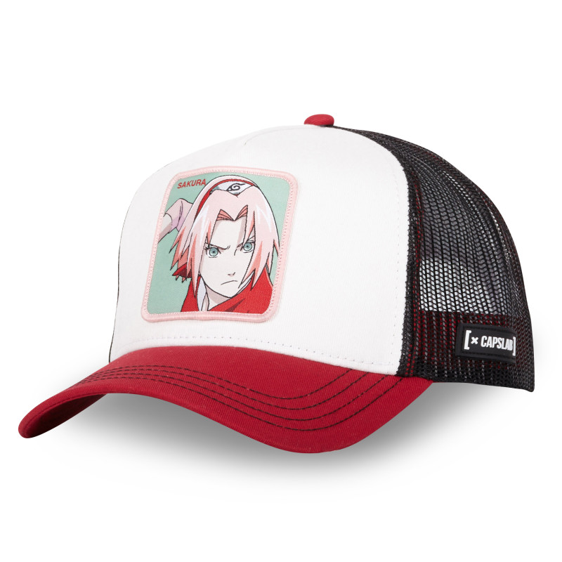 Casquette homme trucker en serge de coton Naruto Shippuden Sakura