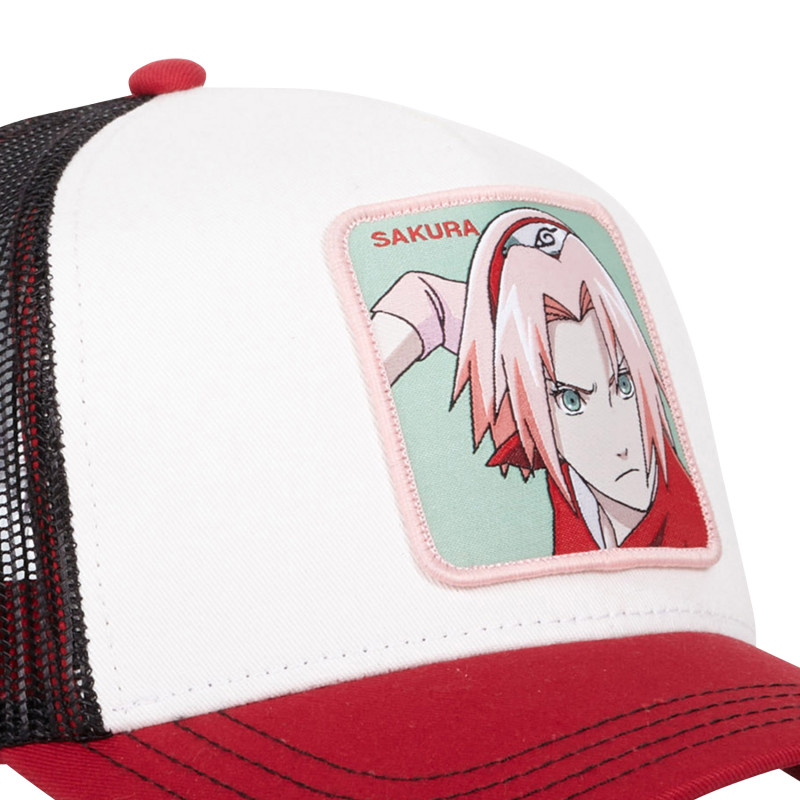 Casquette Trucker Naruto Shippuden Sakura Snapback - Blanche - Capslab