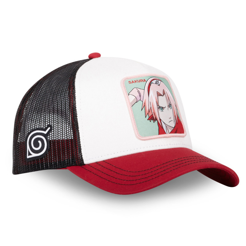 Casquette Trucker Naruto Shippuden Sakura Snapback - Blanche - Capslab