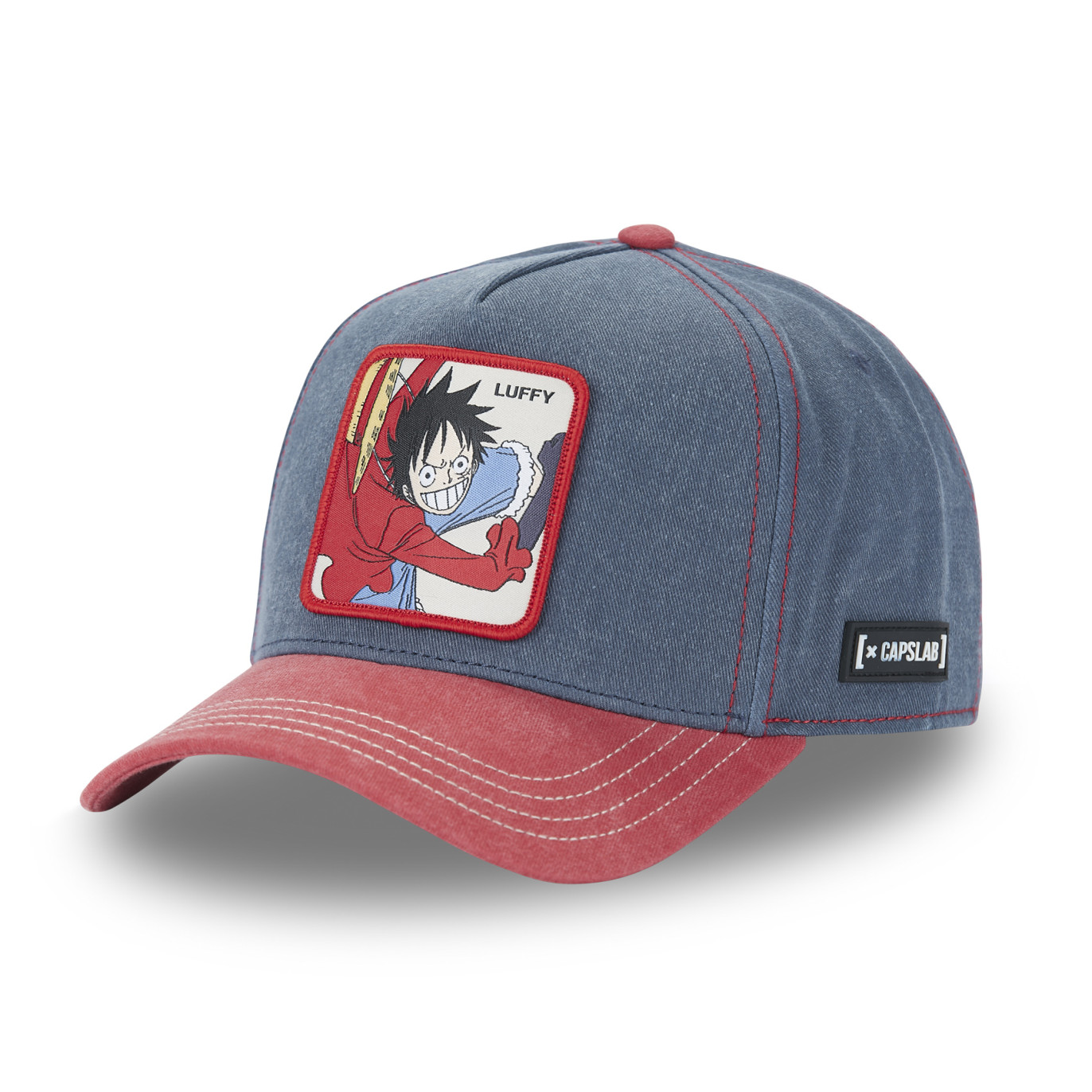 Casquette Baseball One Piece Luffy Snapback - Bleue - Capslab