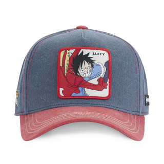 Casquette Baseball One Piece Luffy Snapback - Bleue - Capslab