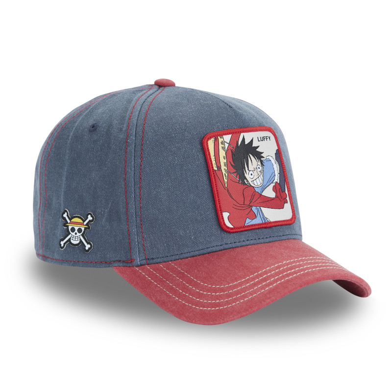 Casquette Baseball One Piece Luffy Snapback - Bleue - Capslab