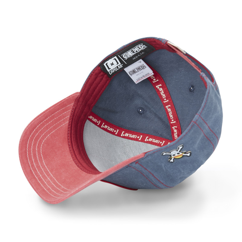 Casquette Baseball One Piece Luffy Snapback - Bleue - Capslab