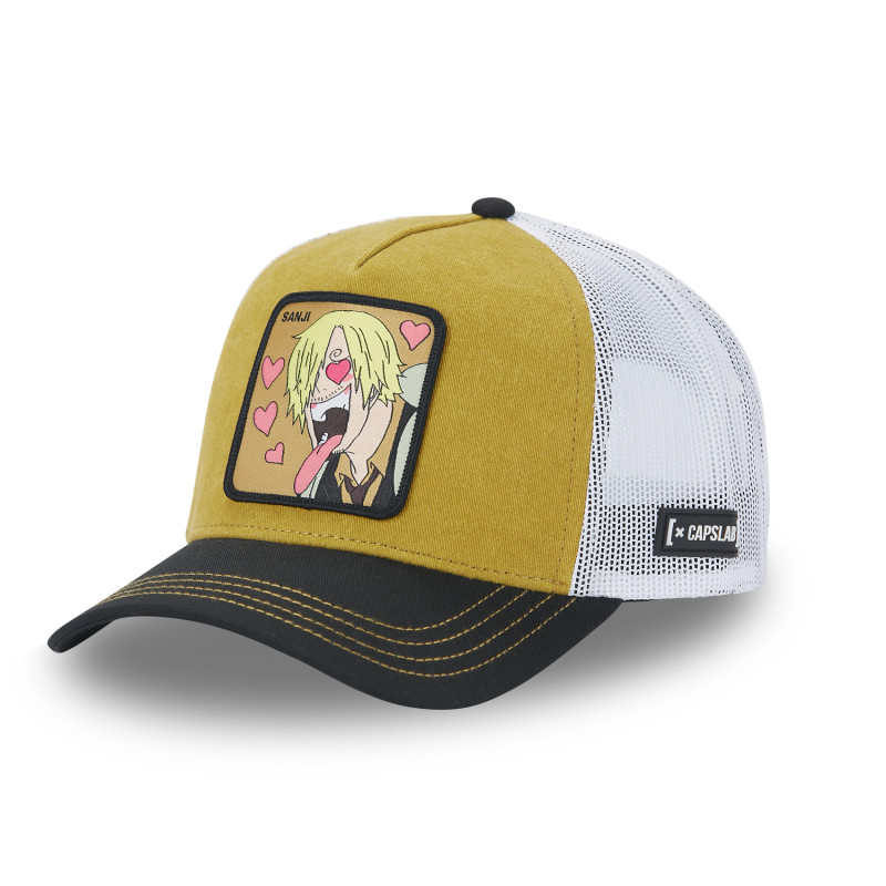 Casquette Trucker One Piece Sanji Snapback - Beige - Capslab