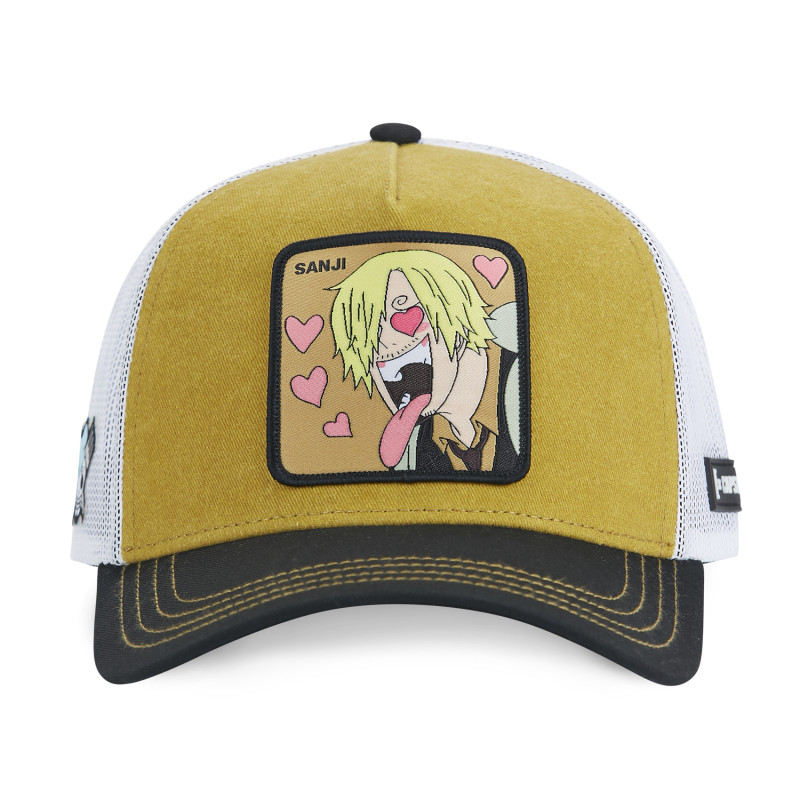 Casquette Trucker One Piece Sanji Snapback - Beige - Capslab